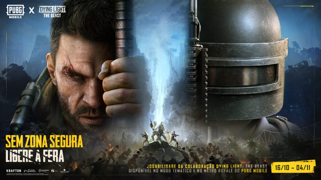🧟♂️🎃 PUBG MOBILE entra no clima de Halloween com Dying Light: The Beast! 💀🔥