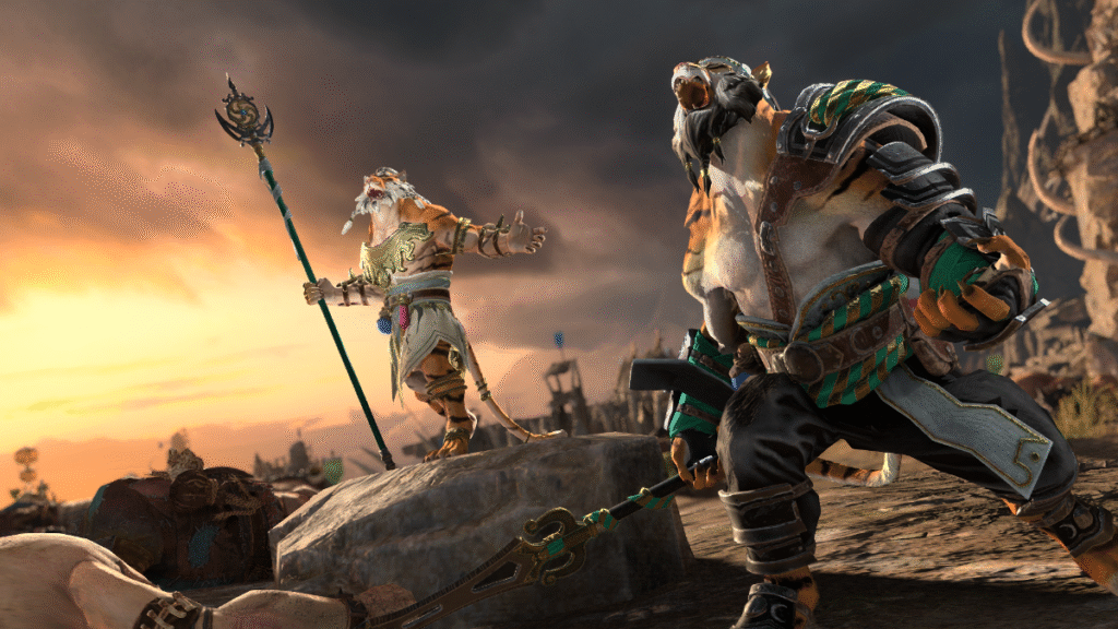 Total War Recebe Guerreiros Tigre